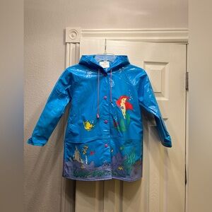 Vintage Disney The Little Mermaid Raincoat Kids sz 6X
